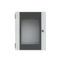 Skydas v/t 500x400x200mm IP65 su stiklinėmis durimis - ABB