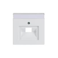 Dangtelis kompiuteriniam lizdui viengubas RJ45 baltos matinės spalvos 1803-884 Future Linear - ABB