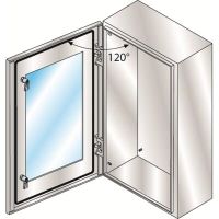 Skydas v/t 500x400x200mm IP66 su stiklinėmis durimis - ABB