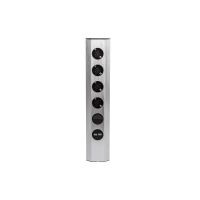 Lizdų blokas v/t kampinis SCHUKO 4x230V 1xUSB H05VV-F 3x1.5mm2 2m CASIA - BACHMANN