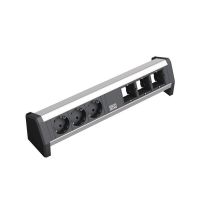 Lizdų blokas v/t SCHUKO 3x230V + 3 moduliai, GST18 jungtis DESK1 - BACHMANN