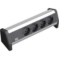 Lizdų blokas v/t SCHUKO 4x230V, GST18 jungtis DESK1 - BACHMANN
