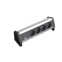 Lizdų blokas v/t SCHUKO 3x230V + 2 moduliai, GST18 jungtis ant kabelio 3m DESK1 - BACHMANN