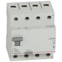 Relė srovės nuotėkio RCCB 4P 40A 30mA AC-tipas RX3 - LEGRAND
