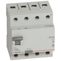 Relė srovės nuotėkio RCCB 4P 63A 30mA AC-tipas RX3 - LEGRAND