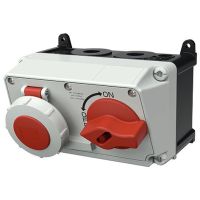 Lizdas CEE v/t 5P 16A 400V IP67 6h su kirtikliu DUO - MENNEKES
