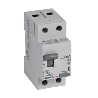 Relė srovės nuotėkio RCCB 2P 25A 30mA A-tipas RX3 - LEGRAND