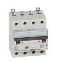 Relė srovės nuotėkio RCBO 4P 16A C 30mA 6kA su automatu AC-tipas DX3 - LEGRAND