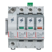 Apsauga viršįtampių 3P+N B+C 12.5/60kA 1+2 tipo - LEGRAND