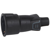 Lizdas a/k SCHUKO IP44 guminis juodas - LEGRAND