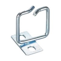 Kabelių laikiklis žiedas 80x80mm tvirtinimui iš priekio, cinkuoto plieno 19" - EFB-ELEKTRONIK