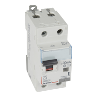 Relė srovės nuotėkio RCBO 2P 25A C 30mA 6kA su automatu AC-tipas DX3 - LEGRAND