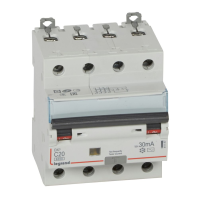 Relė srovės nuotėkio RCBO 4P 20A C 30mA 6kA su automatu AC-tipas DX3 - LEGRAND