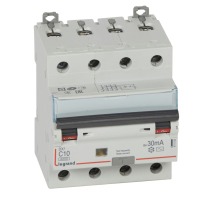 Relė srovės nuotėkio RCBO 4P 32A C 30mA 6kA su automatu AC-tipas DX3 - LEGRAND