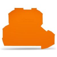 Dangtelis galinis 0.8mm 2 lygių gnybtui oranžinis 2001-2002 serijai - WAGO