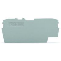 Dangtelis galinis 1mm gnybtui pilkas 2002 serijai - WAGO