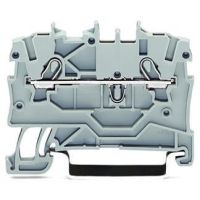 Gnybtas 1.0mm2/3.5mm mėlynas ant bėgelio - WAGO