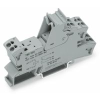 Lizdas tarpinei relei 1co 15mm pilkas -WAGO