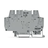 Relė tarpinė 1co 6A 230V AC/DC su lizdu ir raudonu LED - WAGO