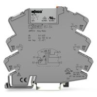 Relė tarpinė 1co 6A 24V AC/DC su lizdu ir geltonu LED - WAGO