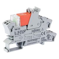 Relė tarpinė 2co 8A 24V AC su lizdu ir raudonu LED - WAGO