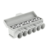 Gnybtas atšakojimo Al 10-50/Cu 2.5-35 + 3x2.5mm2 pilkas 1000V SLT50-6-3 - MOREK