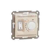 Reguliatorius temperatūros p/t grindų IP20 be rėmelio dramblio kaulo spalvos 16A 230V SEDNA DESIGN - SCHNEIDER ELECTRIC