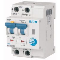 Relė srovės nuotėkio AFDD 2P 20A C 30mA su automatu AC AFDD-20/2/C/003 - EATON