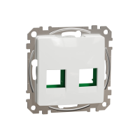 Dangtelis dvigubas RJ45 SYSTIMAX cat5e, cat6 UTP baltas SEDNA DESIGN - SCHNEIDER ELECTRIC