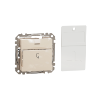 Jungiklis p/t kortelinis be rėmelio dramblio kaulo spalvos 10A 250V SEDNA DESIGN - SCHNEIDER ELECTRIC