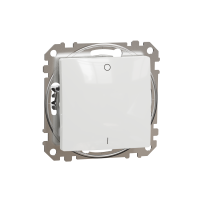 Jungiklis p/t viengubas 2 polių su simboliais "I O" be rėmelio baltas 10A 250V SEDNA DESIGN - SCHNEIDER ELECTRIC