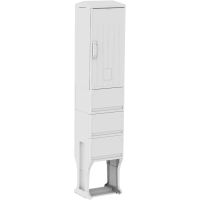 Skydas v/t 820x696x320mm IP54 poliesterio be montažinės plokštės su pamatu KSZ 40x80+KK+KF - EMITER