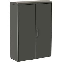 Skydas v/t 1140x800x320mm IP44 poliesterio be montažinės plokštės DIN 1 dažytas RAL7022 - EMITER