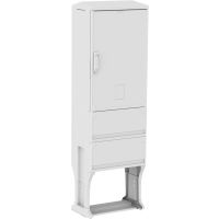 Skydas v/t 820x528x320mm IP44 poliesterio be montažinės plokštės su pamatu KS 53x80+KF - EMITER