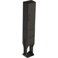 Skydas v/t 820x264x245mm IP54 poliesterio be montažinės plokštės su pamatu OSZ 26x80+F RAL7022 - EMITER