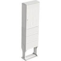 Skydas v/t 820x528x245mm IP44 poliesterio be montažinės plokštės su pamatu OSZ 53x80+K+F - EMITER