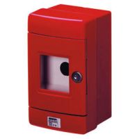 Dėžutė v/t 108x180x100mm pavojaus mygtukui IP55 raudona - GEWISS