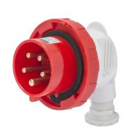Kištukas CEE a/k 5P 16A 415V IP67 6h kampinis - GEWISS