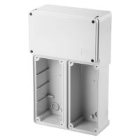 Dėžė CEE vertikalių lizdų 2-16/32A montavimui IP55 360x220mm - GEWISS
