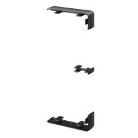 Sujungimo elementas 53x100 Rapid 45-2 juodas GK-KS45-1SW - OBO BETTERMANN
