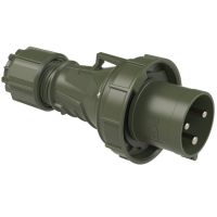 Kištukas CEE a/k 3P 63A 230V 6h IP67 žalias POWER TWIST - PCE