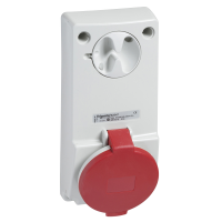 Lizdas CEE į/l 5P 32A 400V IP44 su kirtikliu - SCHNEIDER ELECTRIC