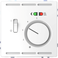 Reguliatorius p/t temperatūros 230V 10A baltas System Design - SCHNEIDER ELECTRIC