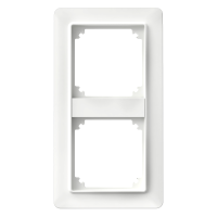 Rėmelis dvivietis baltas EXXACT - SCNHEIDER ELECTRIC