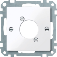 Dangtelis audio lizdui XLR antibakterinis baltas RAL9016 System M - SCHNEIDER ELECTRIC