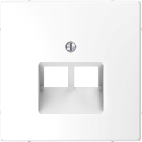 Dangtelis dvigubas RJ45 lizdui baltas System Design - SCHNEIDER ELECTRIC