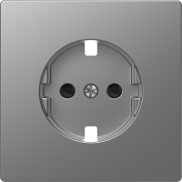 Dangtelis SCHUKO lizdui su apsauga nuo vaikų nerūdijančio plieno spalvos System Design - SCHNEIDER ELECTRIC