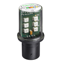 Lempa indikacinė LED BA15d 24V AC/DC raudona XVP Harmony - SCHNEIDER ELECTRIC
