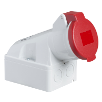 Lizdas CEE v/t 5P 16A 400V IP44 6h kampinis PratiKa - SCHNEIDER ELECTRIC