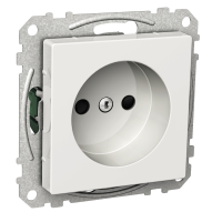 Lizdas p/t IP20 be rėmelio su apsauga nuo vaikų varžtiniai kontaktai baltas 16A 250V Exxact - SCHNEIDER ELECTRIC